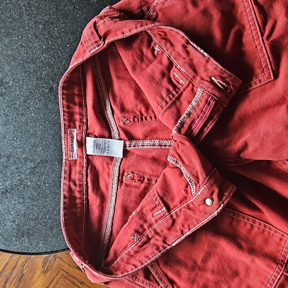 Garage Dani Carpenter Utility Pants In Red Size 7 - Picture 10 of 15